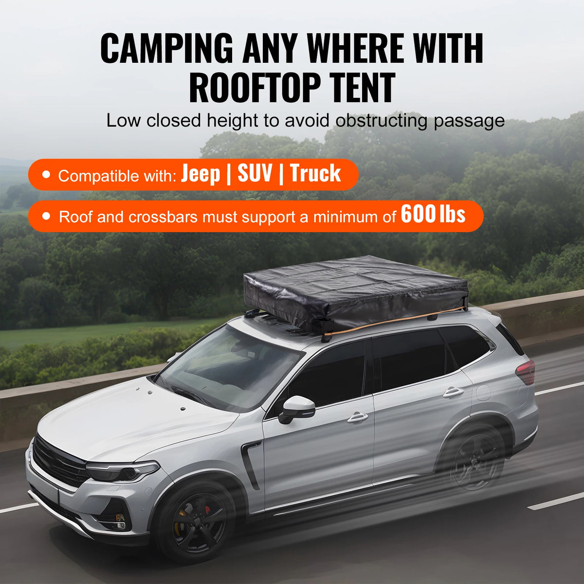 Hardshell Rooftop Tent with Telescopic Ladder - image 6