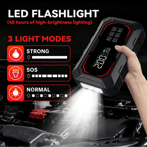 1500A Jump Starter with 150 PSI Tyre Inflator - image 2