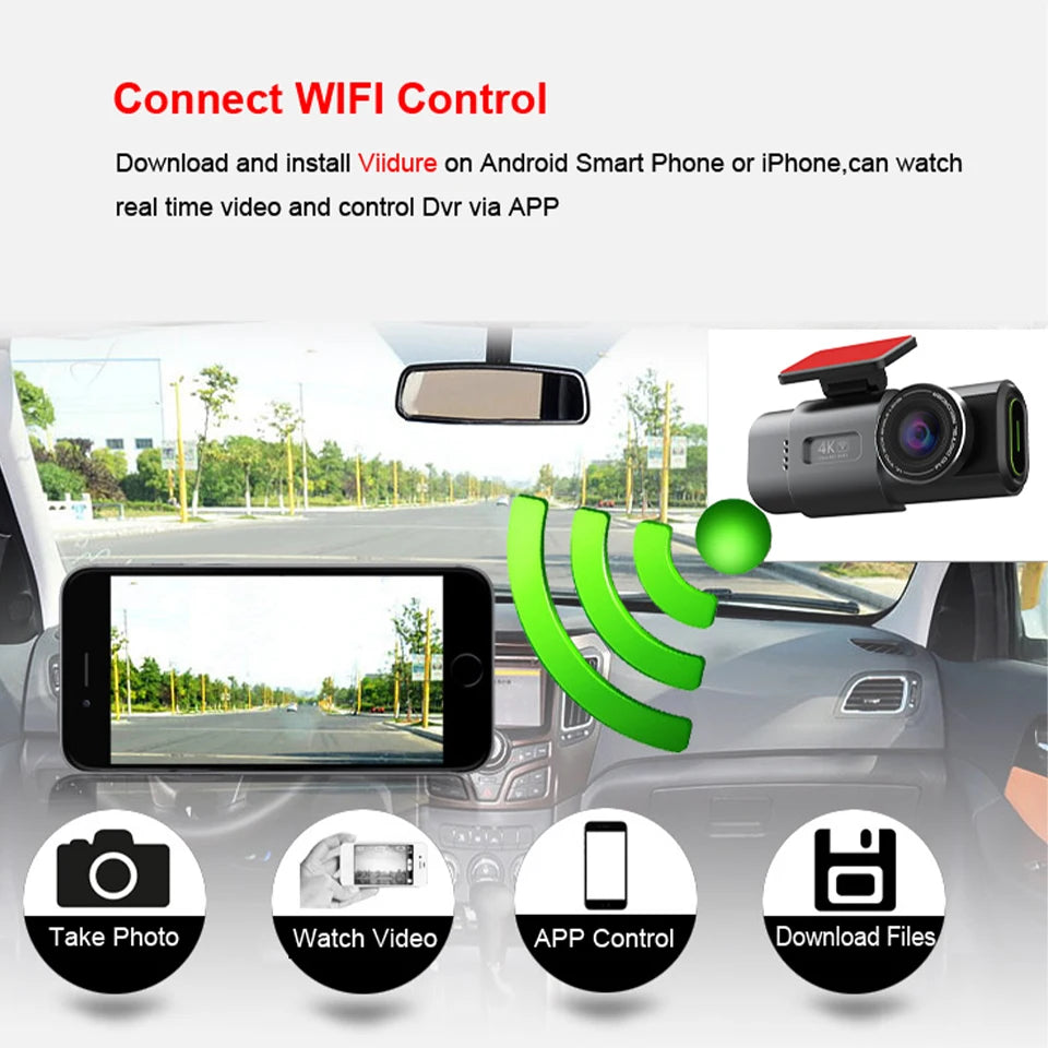 4K Dash Cam with GPS & Wi-Fi - image 4