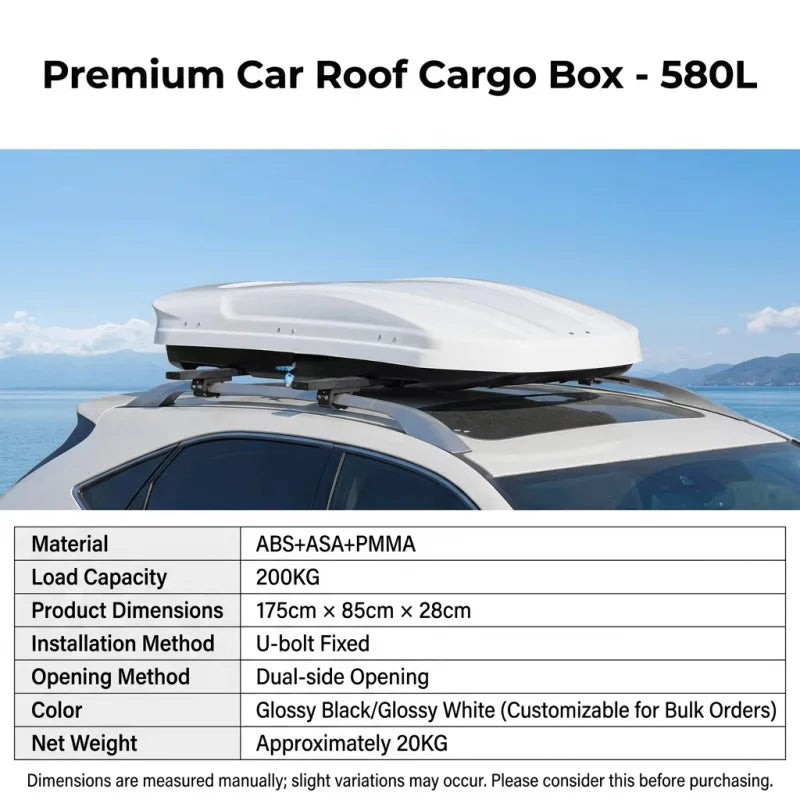 Aerodynamic ABS Roof Cargo Box - image 4