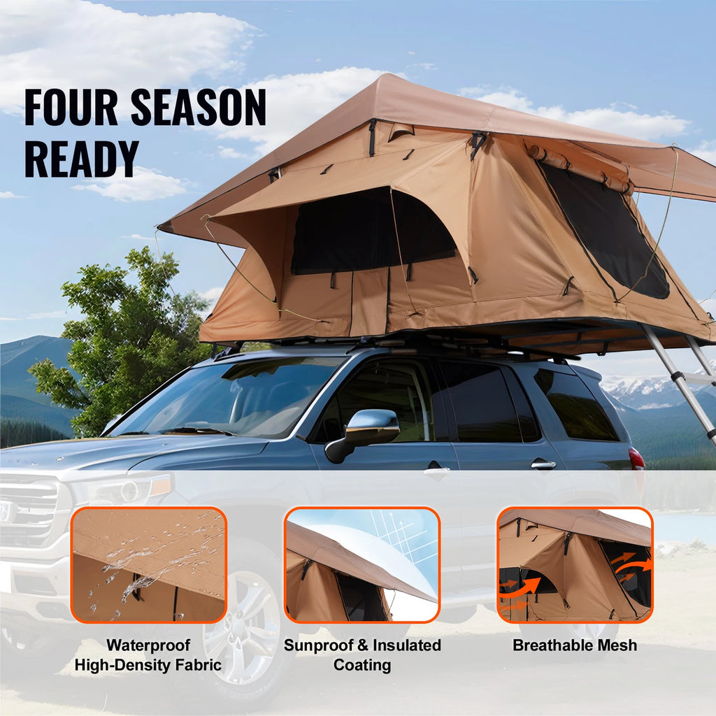 Hardshell Rooftop Tent with Telescopic Ladder - image 2