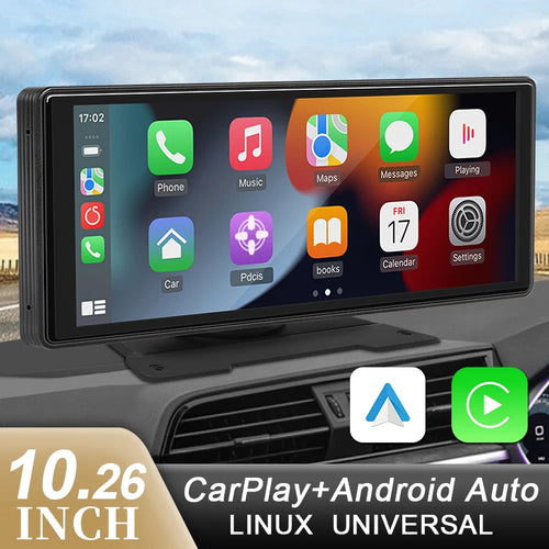 10.26" Portable Wireless CarPlay & Android Auto Screen - image 1