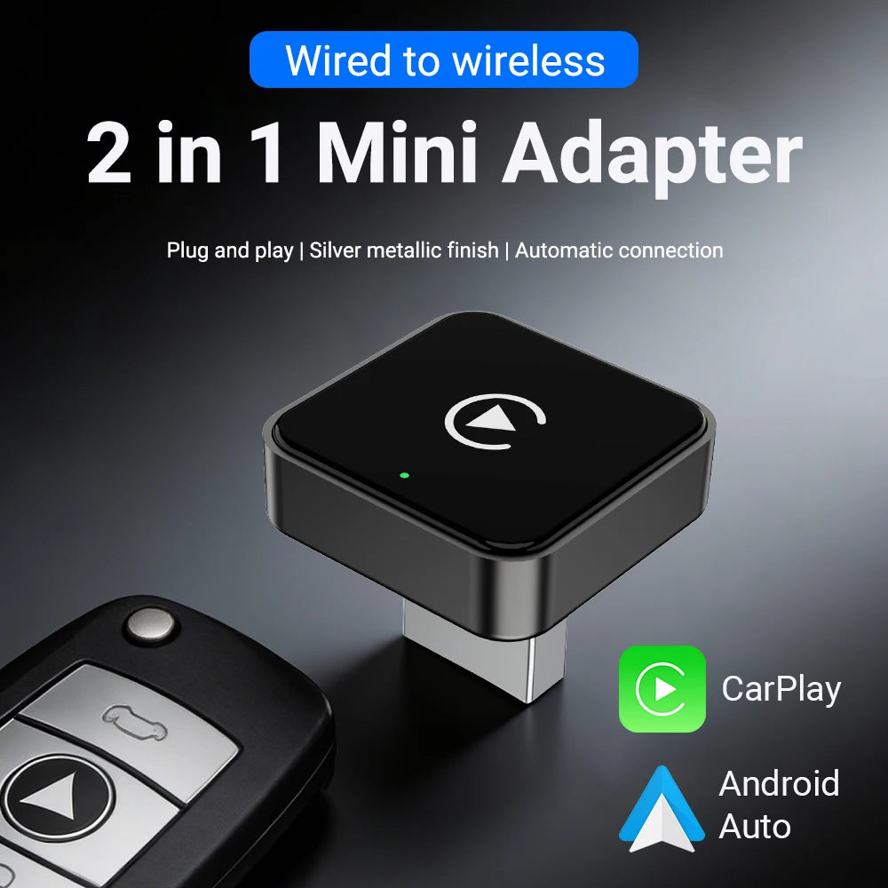 2-in-1 Wireless CarPlay & Android Auto Adapter - image 6