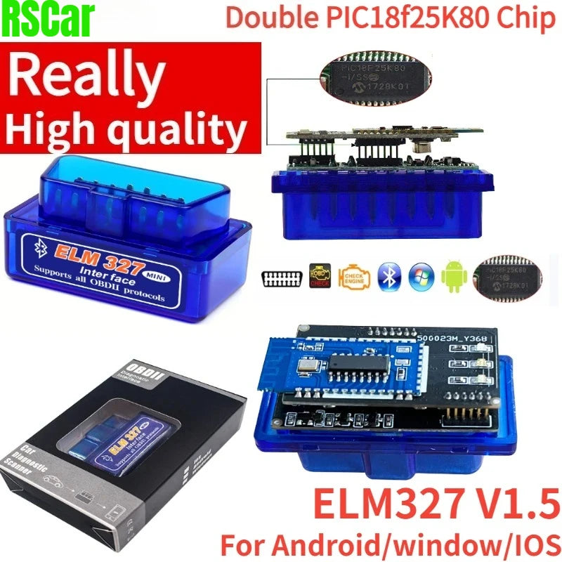 ELM327 Bluetooth OBD2 Diagnostic Scanner - image 1