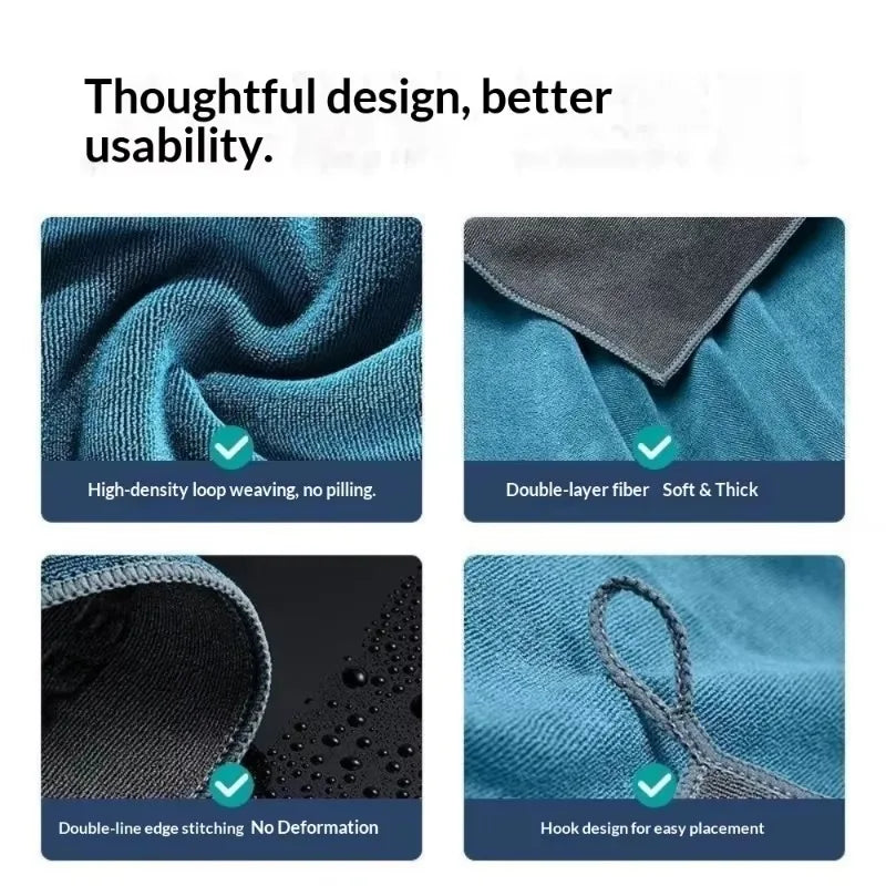 Microfiber Car Drying Towel, 75 × 35 cm - image 4