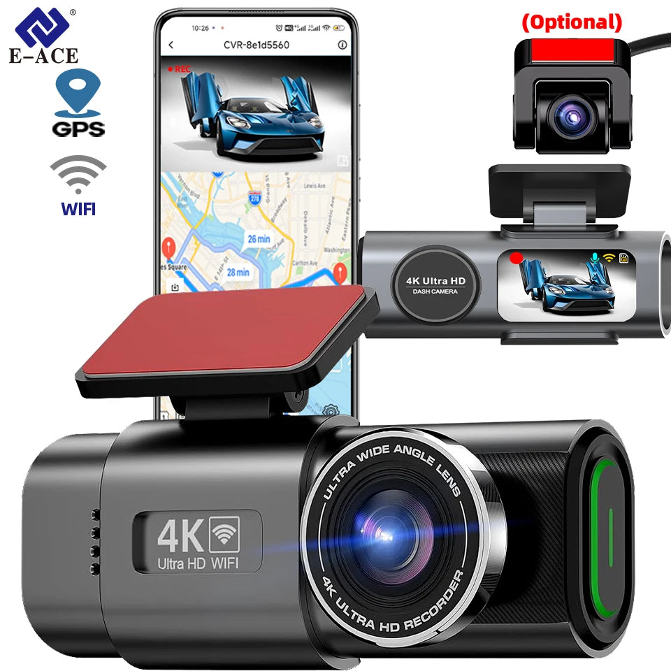 4K Dash Cam with GPS & Wi-Fi - image 1
