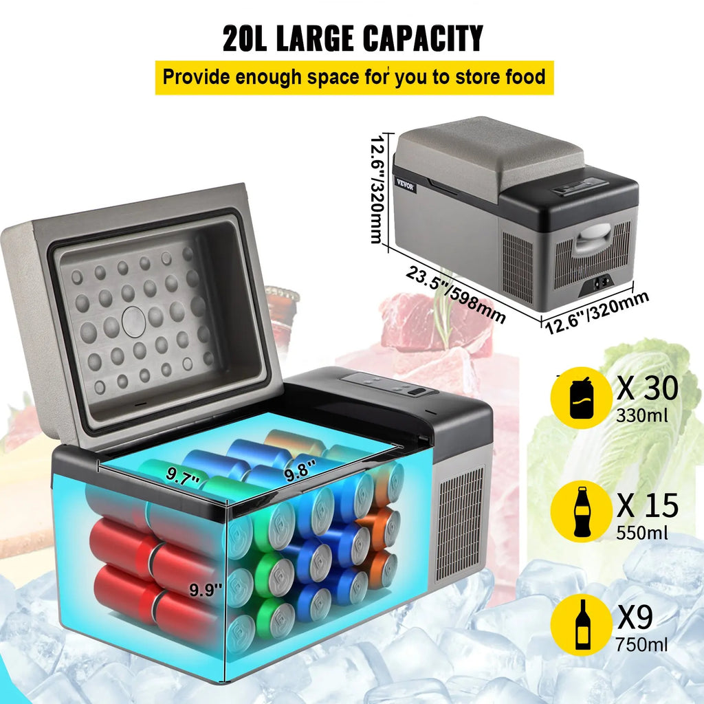20L Portable Compressor Car Fridge - image 3
