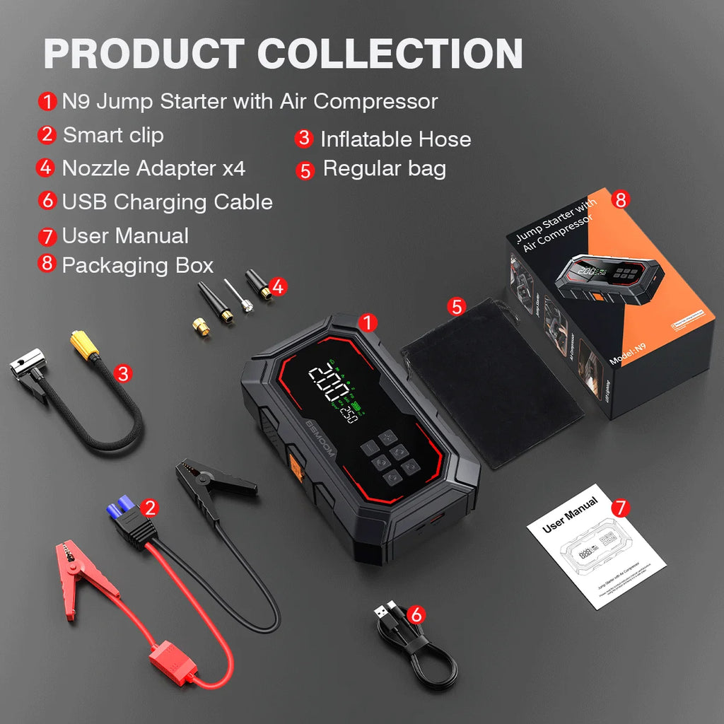 1500A Jump Starter with 150 PSI Tyre Inflator - image 7