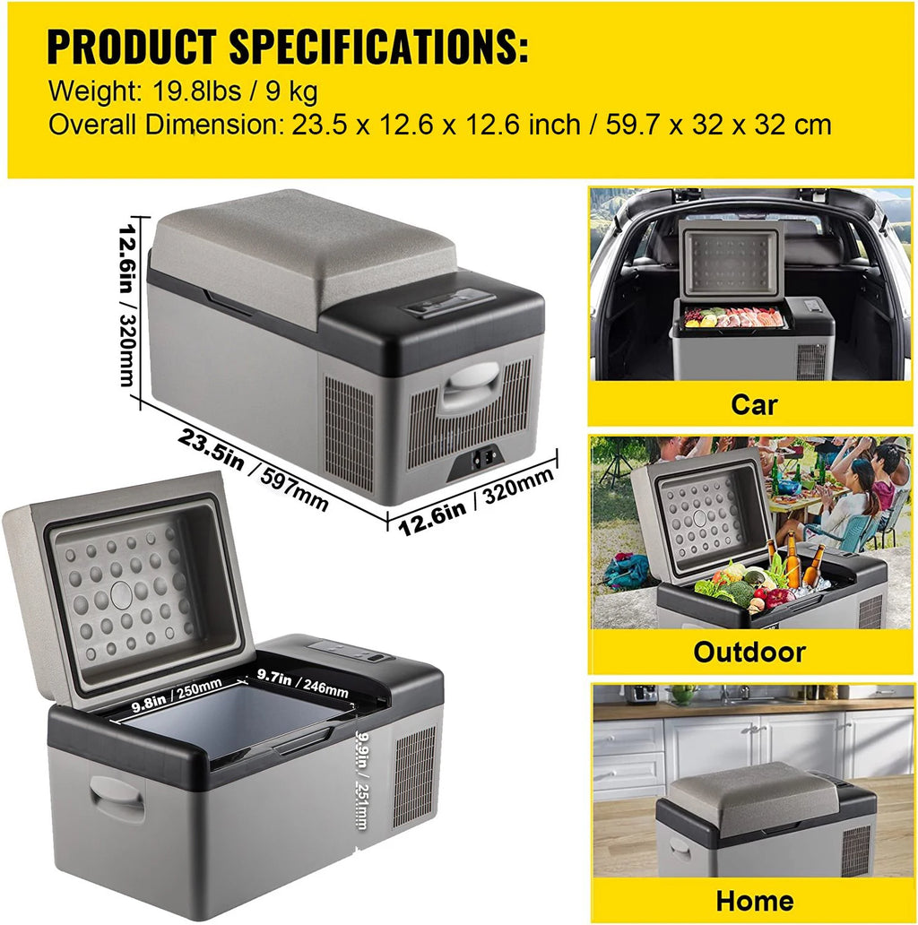 20L Portable Compressor Car Fridge - image 6