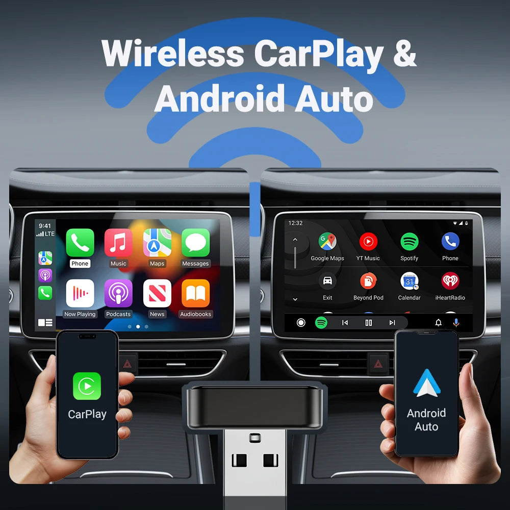 2-in-1 Wireless CarPlay & Android Auto Adapter - image 5